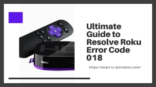 How To Fix Roku Error Code 018