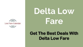 Delta Low Fare