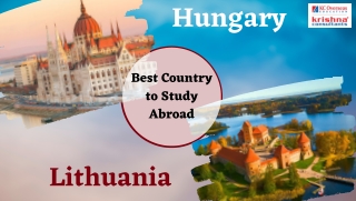 Hungary or Lithuania, best country to study abroad