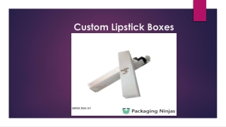 Get 40% Discount On Custom Lipstick Boxes At PackagingNinjas