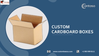 Custom cardboard boxes Available in All Sizes & Shapes