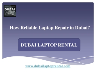 How Reliable Laptop Repair in Dubai?