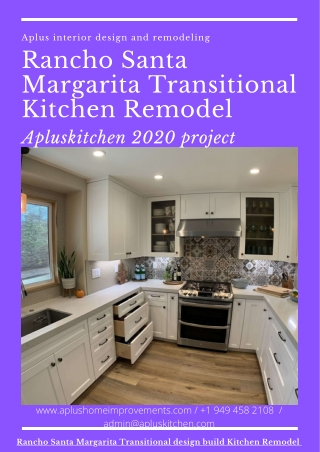 Rancho Santa Margarita Transitional Kitchen Remodel