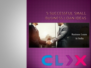 5 Successful small business loan ideas