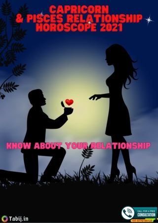 Capricorn & Pisces relationship horoscope 2021-Know about your relationship