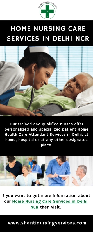 Home Nursing Care Services in Delhi NCR