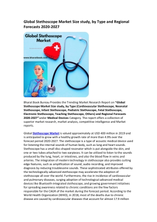 Global Stethoscope Market Research Report 2020-2027