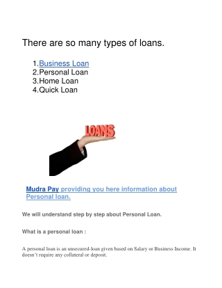 Personal Loan