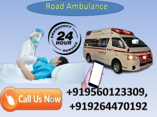 Hire Best and Affordable Road Ambulance Service in Patna and Ranchi by Medivic Ambulance