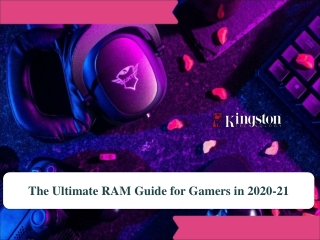 The Ultimate RAM Guide for Gamers in 2020-21