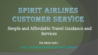 Spirit Airlines Customer Service For Any of Your Traveling Queries