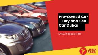 Pre-Owned Car – Buy and Sell Car Dubai