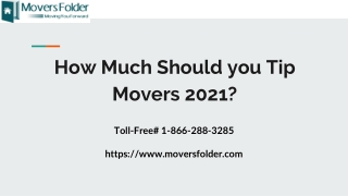 How Much Should You Tip Movers 2021?