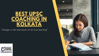 Best UPSC Coaching in Kolkata