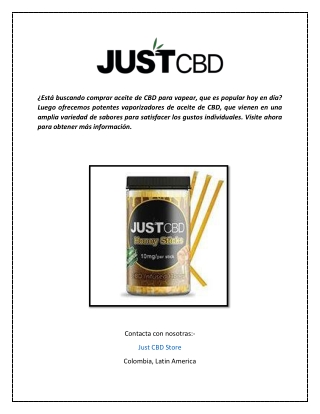 Comprar aceite de CBD para vapear