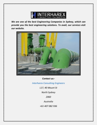 Engineering Companies in Sydney | Interharex