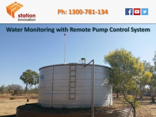 Water Monitoring with Remote Pump Control System