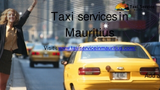 Taxi services in Mauritius