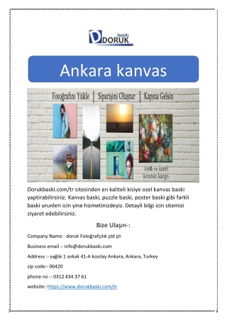 Ankara kanvas
