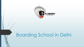 Top Boarding School in Delhi