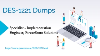DELL EMC PowerStore Solutions DES-1221 Dumps