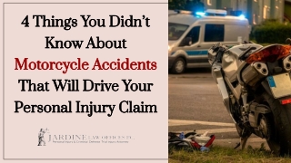 4 Things You Didn’t Know About Motorcycle Accidents