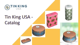 Get Quality Custom Tin Products at Tin King USA
