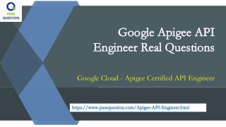 Google Apigee API Engineer Real Questions
