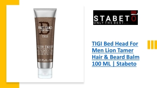 TIGI Bed Head For Men Lion Tamer Hair & Beard Balm 100 ML | Stabeto