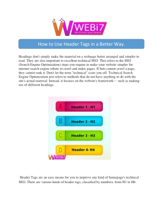 How to Use Header Tags in a Better Way.