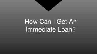 Can You Get an Online Loan Instantly?