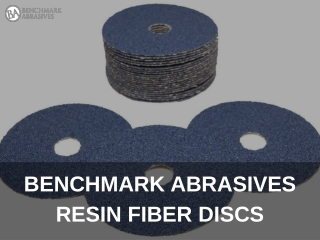 Coated Abrasives Resin Fiber Discs