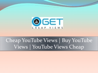 Buy youtube views cheap