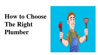 How to Choose Right Plumber