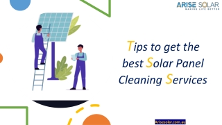 Tips to get the best Solar Panel Cleaning Services​