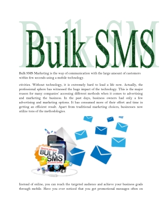 Bulk SMS Delhi