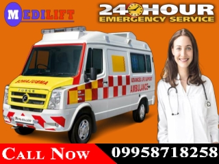 Get Medilift Ambulance in Ranchi and Jamshedpur with Best Medical Emergency Facility at Genuine Cost