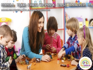 Enroll your child in Pre-K East Hanover, NJ