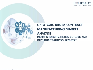 Cytotoxic Drugs Contract Manufacturing Market Analysis-2027