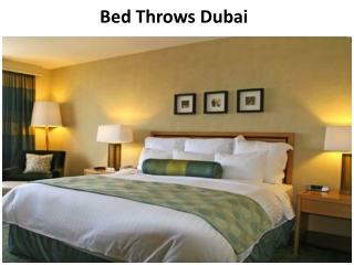 Bed Throws Dubai