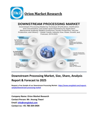 Downstream Processing Market Trends, Size, Competitive Analysis and Forecast 2019-2025