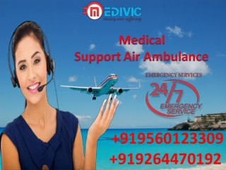 Hire Classy Air Ambulance Service in Mumbai by Medivic Aviation