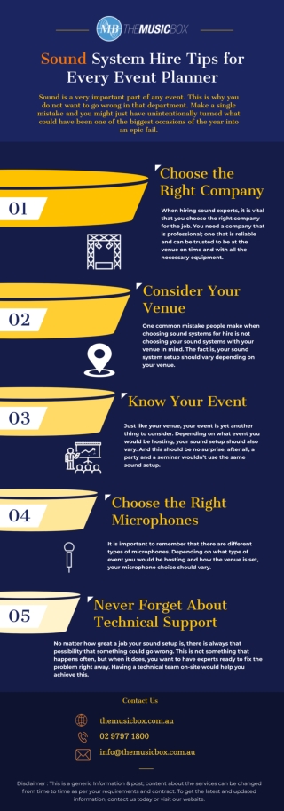 Sound System Hire Tips for Every Event Planner