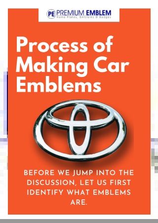 How to Create a Custom Car Hood Emblems?