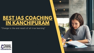 Best IAS Coaching in kanchipuram
