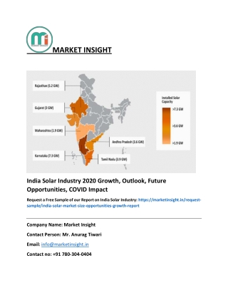 Solar Industry in India Outlook, Growth, COVID Impact, Industry Report