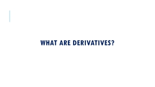 What is Derivatives Market?
