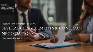 New Jersey Severance Agreement Lawyers