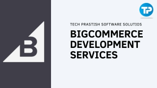 Bigcommerce Designers for Custom Development