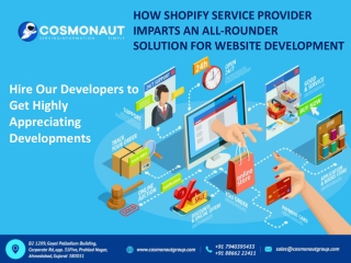 How Shopify Service Provider Imparts An All-Rounder Solution For Website Development